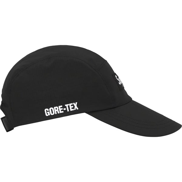 Supreme GORE-TEX PACLITE Long Bill Camp Cap - Black (front)