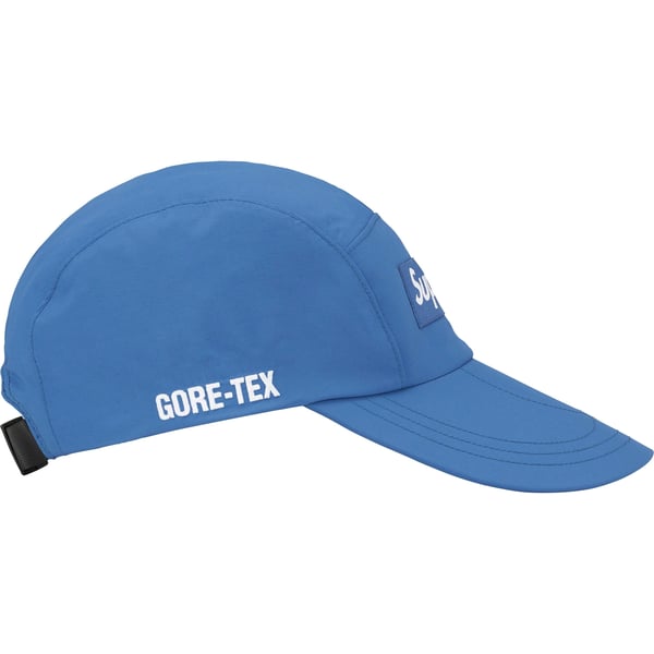 Supreme GORE-TEX PACLITE Long Bill Camp Cap - Blue (front)