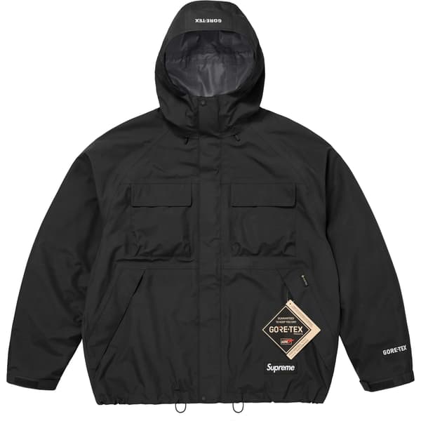 Supreme GORE-TEX Shell Jacket - Black (front)