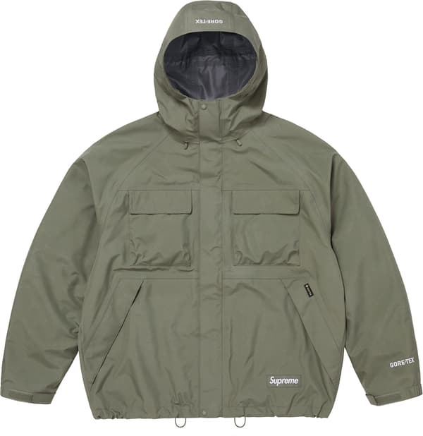 Supreme GORE-TEX Shell Jacket - Olive (front)