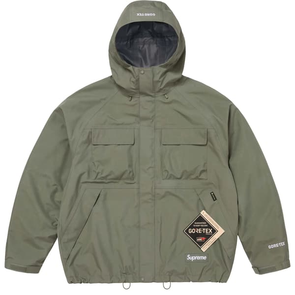 Supreme GORE-TEX Shell Jacket - Olive (front)