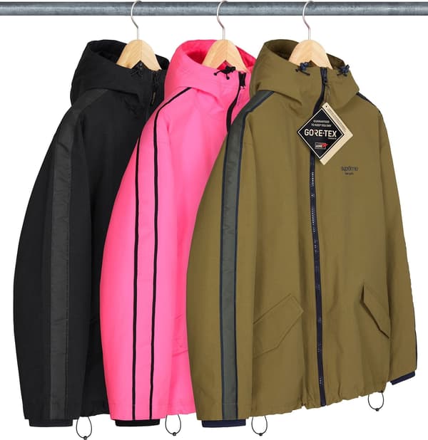Supreme GORE-TEX Stripe Hooded Jacket - Product Image