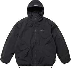 Supreme GORE-TEX Stripe Hooded Jacket Black