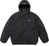 Supreme GORE-TEX Stripe Hooded Jacket - Black (front)
