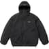 Supreme GORE-TEX Stripe Hooded Jacket - Black (front)