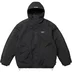 Supreme GORE-TEX Stripe Hooded Jacket - Black (front)