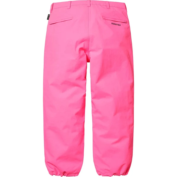 Supreme GORE-TEX Stripe Pant - Fluorescent Pink (front)
