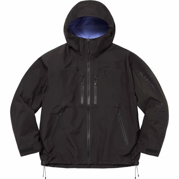 Supreme GORE-TEX Taped Seam Shell Jacket - Black (front)