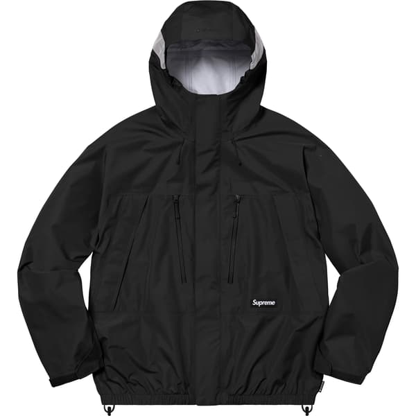 Supreme GORE-TEX Taped Seam Shell Jacket - Black (front)