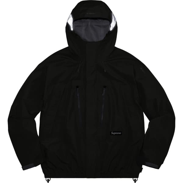 Supreme GORE-TEX Taped Seam Shell Jacket - Black (front)