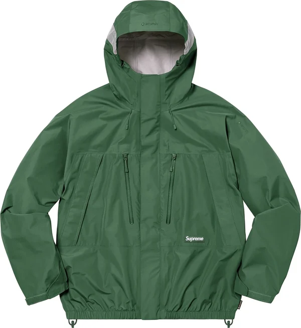 Supreme GORE-TEX Taped Seam Shell Jacket - Green (front)