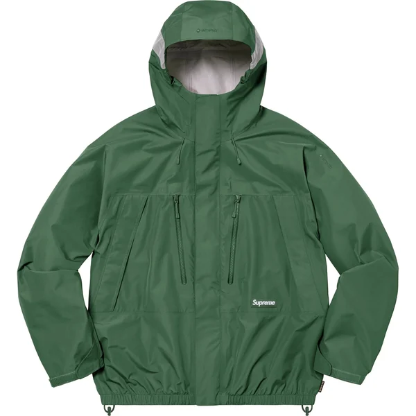 Supreme GORE-TEX Taped Seam Shell Jacket - Green (front)