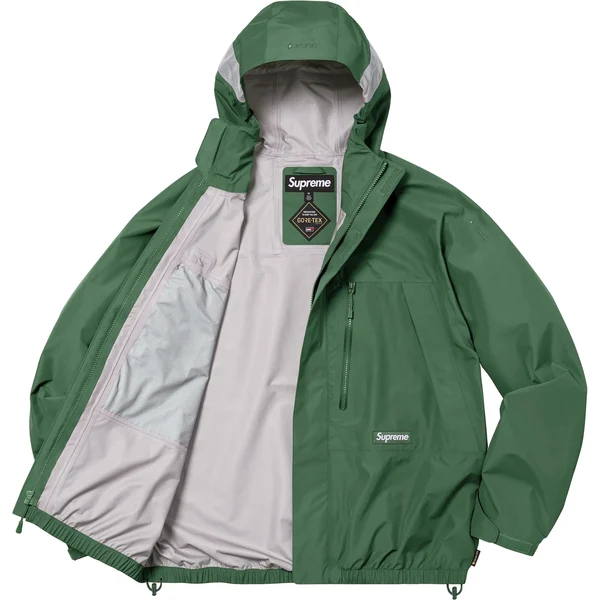 Supreme GORE-TEX Taped Seam Shell Jacket - Green (front)