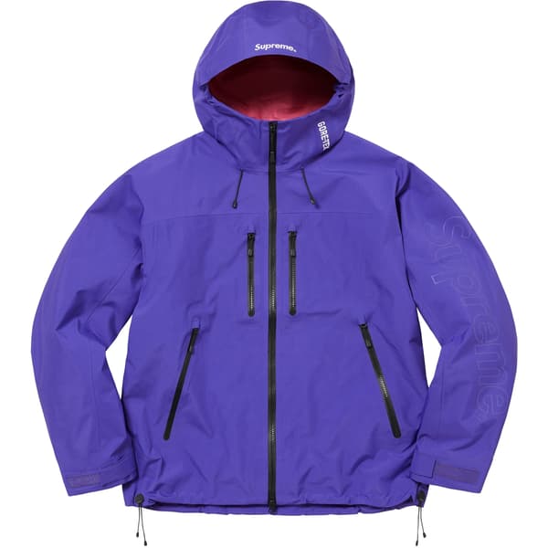 Supreme GORE-TEX Taped Seam Shell Jacket - Purple (front)