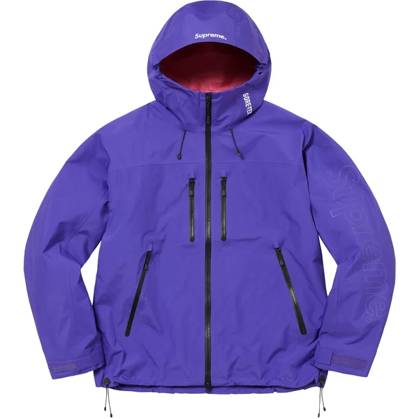 Supreme GORE-TEX Taped Seam Shell Jacket - Purple (front)