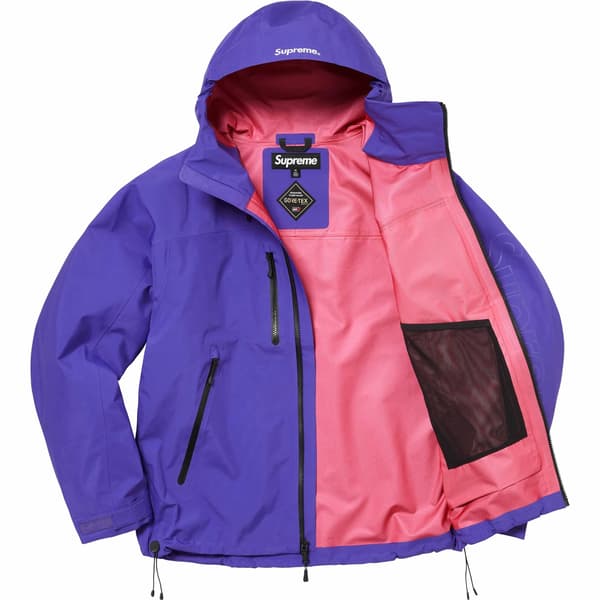 Supreme GORE-TEX Taped Seam Shell Jacket - Purple (front)