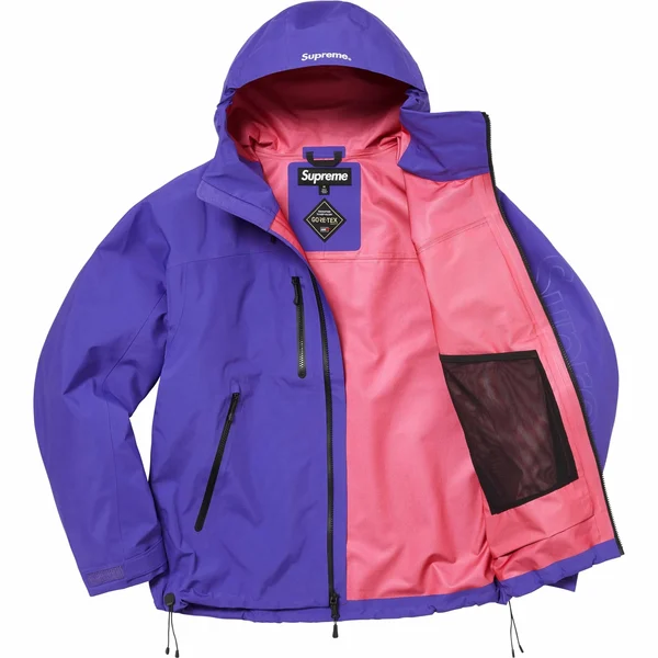 Supreme GORE-TEX Taped Seam Shell Jacket - Purple (front)