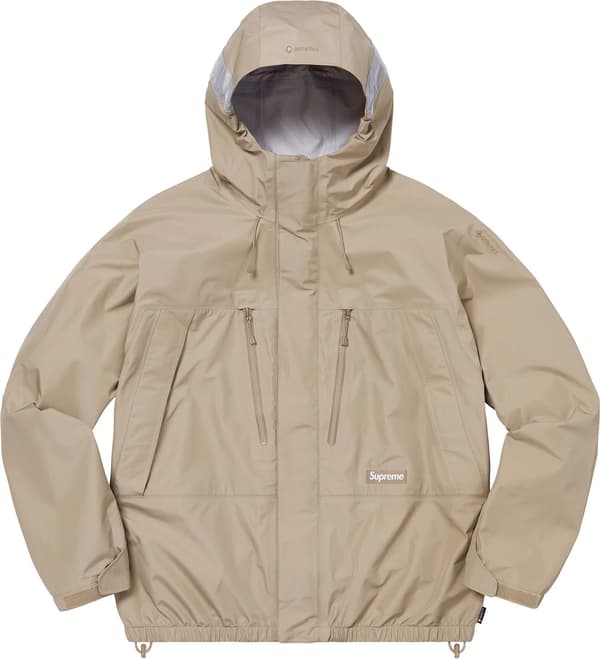 Supreme GORE-TEX Taped Seam Shell Jacket - Tan (front)