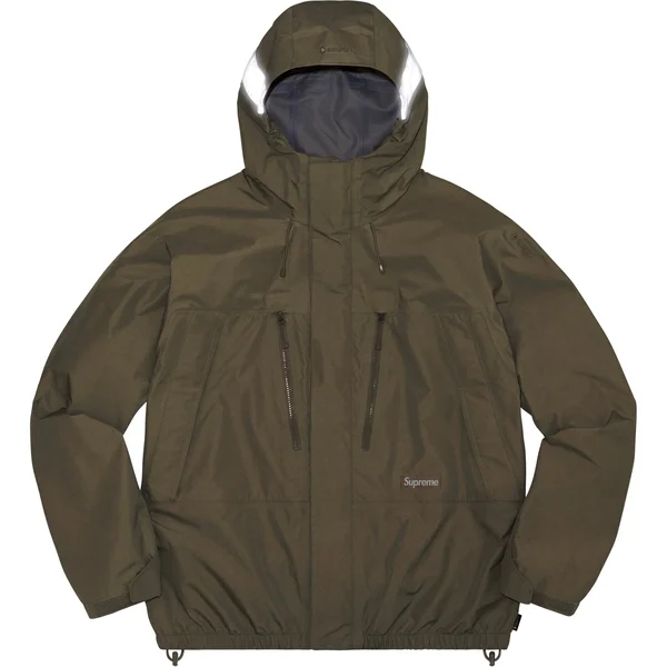 Supreme GORE-TEX Taped Seam Shell Jacket - Tan (front)