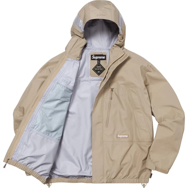Supreme GORE-TEX Taped Seam Shell Jacket - Tan (front)