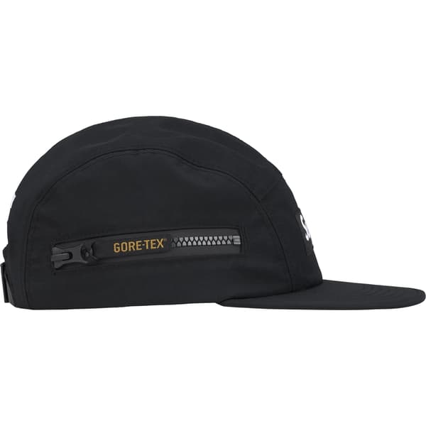 Supreme GORE-TEX Zip Pocket Camp Cap - Black (front)