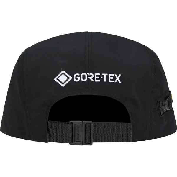 Supreme GORE-TEX Zip Pocket Camp Cap - Black (front)