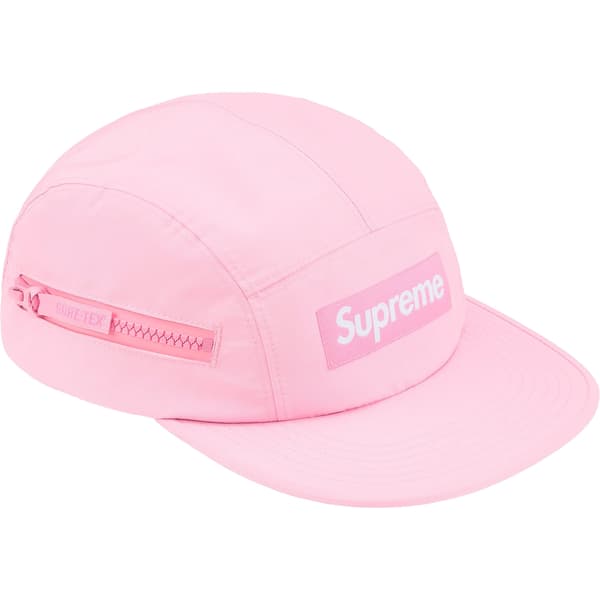 Supreme GORE-TEX Zip Pocket Camp Cap - Pink (front)