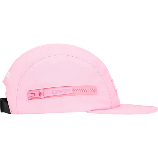 Supreme GORE-TEX Zip Pocket Camp Cap - Pink (front)