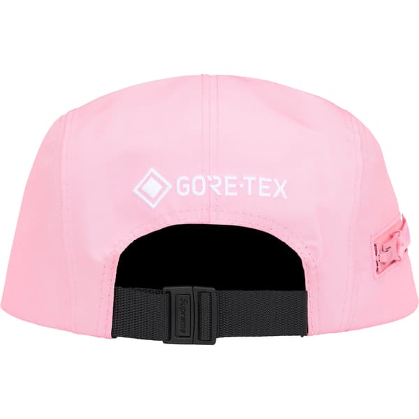 Supreme GORE-TEX Zip Pocket Camp Cap - Pink (front)