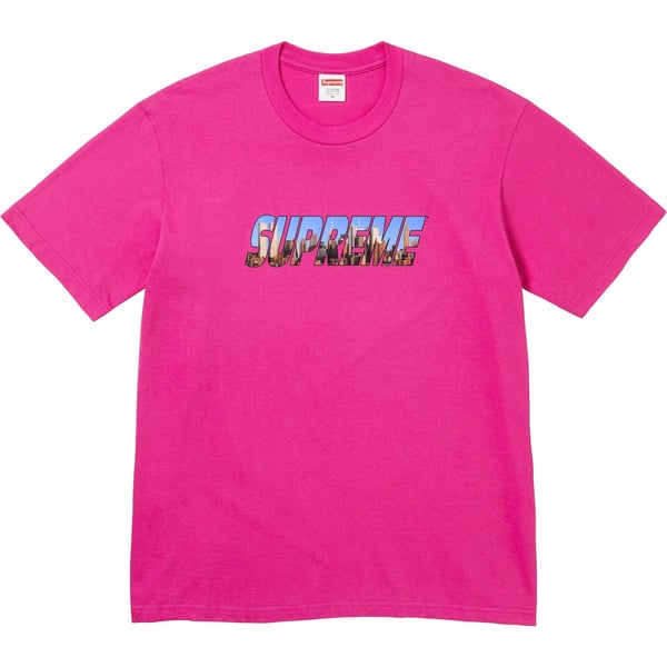 Supreme Gotham Tee - Magenta (front)