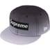 Supreme Gradient Box Logo New Era - Black (front)