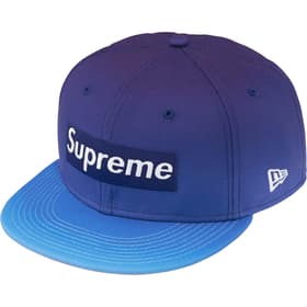 Supreme Gradient Box Logo New Era Blue