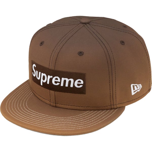 Supreme Gradient Box Logo New Era - Brown (front)