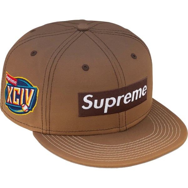 Supreme Gradient Box Logo New Era - Brown (front)