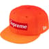 Supreme Gradient Box Logo New Era - Orange (front)