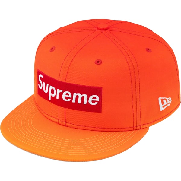 Supreme Gradient Box Logo New Era - Orange (front)