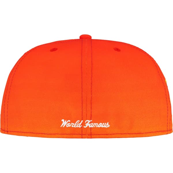 Supreme Gradient Box Logo New Era - Orange (front)