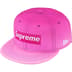 Supreme Gradient Box Logo New Era - Pink (front)