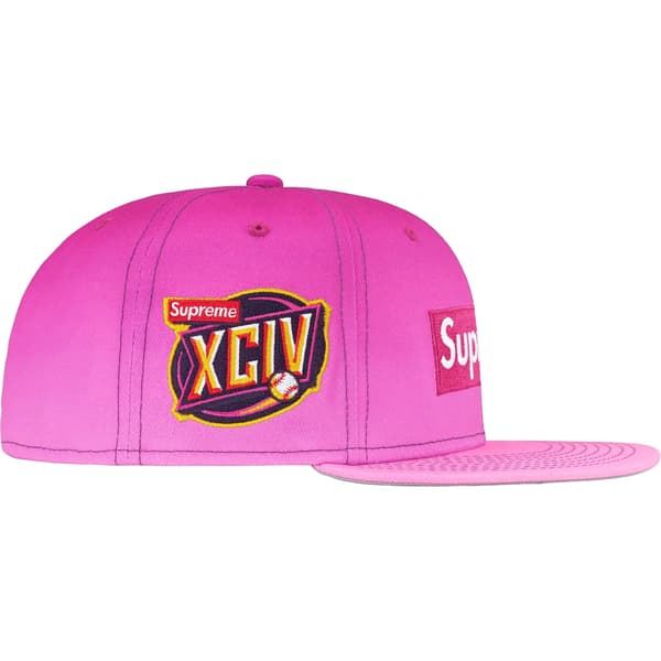 Supreme Gradient Box Logo New Era - Pink (front)