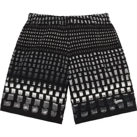 Supreme Gradient Grid Knit Short Black