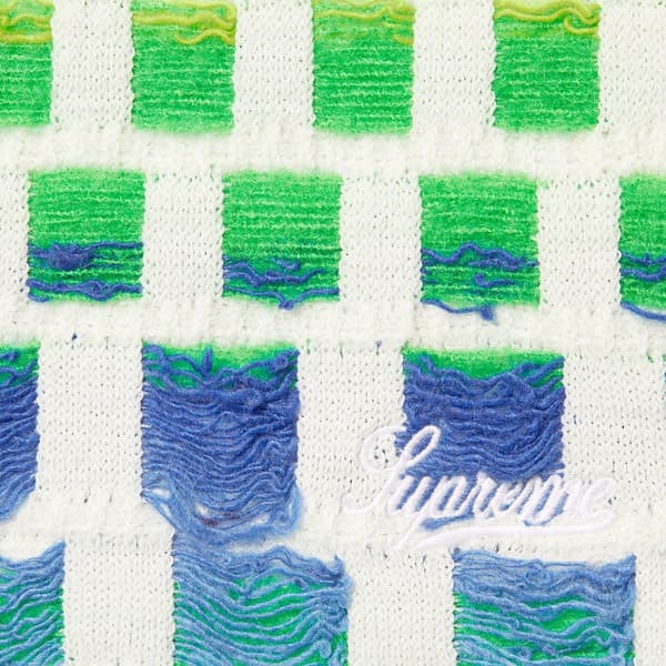 Supreme Gradient Grid Knit Short - Natural (front)