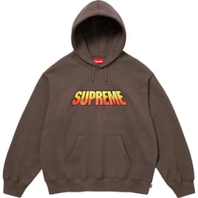 Supreme Gradient Hooded Sweatshirt Brown