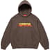 Supreme Gradient Hooded Sweatshirt - Brown (front)