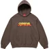 Supreme Gradient Hooded Sweatshirt - Brown (front)
