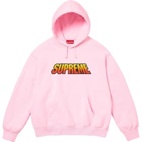 Supreme Gradient Hooded Sweatshirt Light Pink
