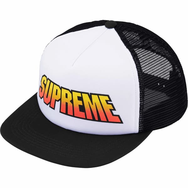 Supreme Gradient Mesh Back 5-Panel - Black (front)