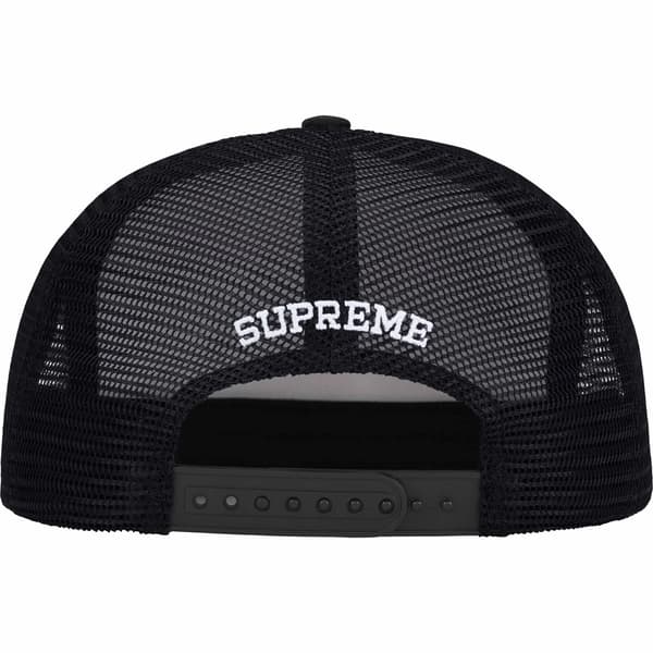 Supreme Gradient Mesh Back 5-Panel - Black (front)