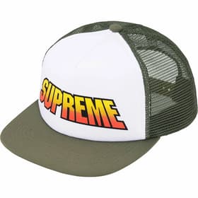 Supreme Gradient Mesh Back 5-Panel Olive
