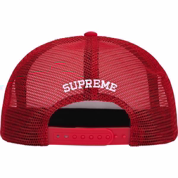 Supreme Gradient Mesh Back 5-Panel - Red (front)