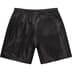 Supreme Gradient Mesh Stripe Baggy Short - Black (front)